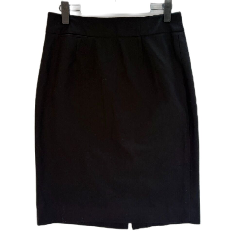 Calvin Klein Women's Black Pencil Skirt Size 2 Work Office Classic MinimalistEUC